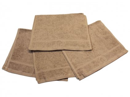 Béžový dětský ručník pro mateřské školy – 30×50 cm