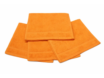 Oranžový dětský ručník pro mateřské školy – 30×50 cm