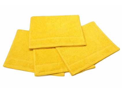 Žlutý dětský ručník pro mateřské školy – 30×50 cm