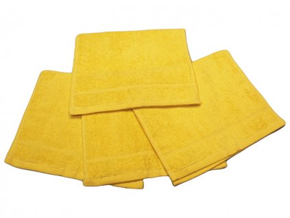 Žlutý dětský ručník pro mateřské školy – 30×50 cm