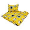 Dětské bavlněné povlečení do školky Ovečka žlutá 1