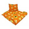 Dětské krepové povlečení Ovečka oranžová 1