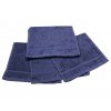 Dětský ručník pro mateřské školy 30x50 cm tmavě modrý