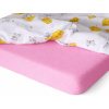 Nepropustné prostěradlo do školky – růžová