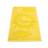 Obrázkový dětský ručník pro mateřské školy – Sluníčko žluté – 30×50 cm