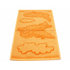 Obrázkový dětský ručník pro mateřské školy – Letadlo oranžové – 30×50 cm