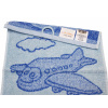 Obrázkový dětský ručník pro mateřské školy – Letadlo modré – 30×50 cm