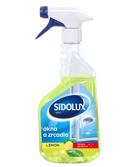 SIDOLUX NA OKNA A ZRCADLA NANO CODE LEMON 750 ml