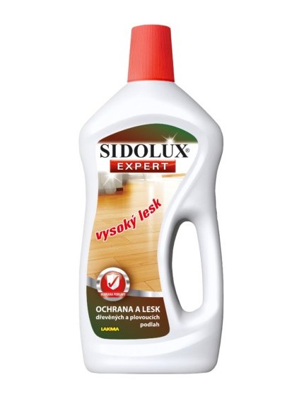 Sidolux Expert - ochranný lesk na podlahy PLOVOUCÍ A DŘEVĚNÉ 750ml
