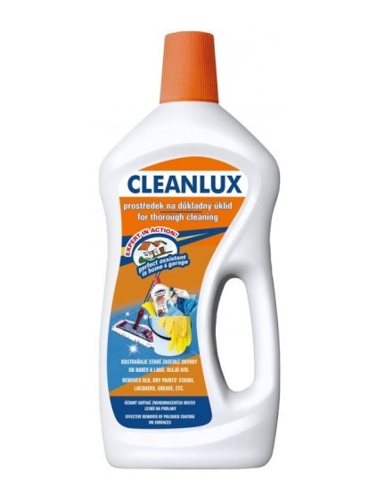 Cleanlux - prostředek na důkladný úklid, smývač starých vrstev lesků na podlahy 750ml