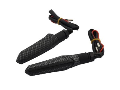 led blinkry flow na motorku carbon