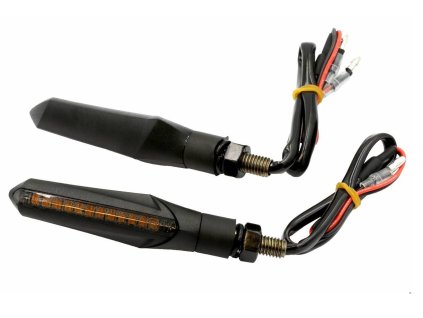 led blinkry flow na motorku cerny