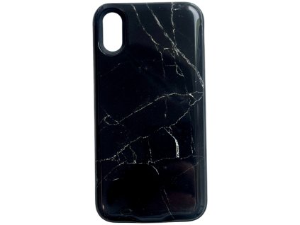 nabijeci pouzdro iphone x xs mramor cerna