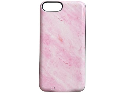 nabijeci pouzdro iphone 6 7 8 plus mramor ruzova