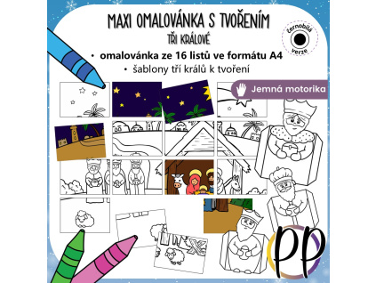 tri-kralove-maxi-omalovanka-kaspar-melichar-baltazar-kooperativni-obrazek-velke-omalovanky-pro-deti-k-tisku-pdf-zabavne-tvoreni