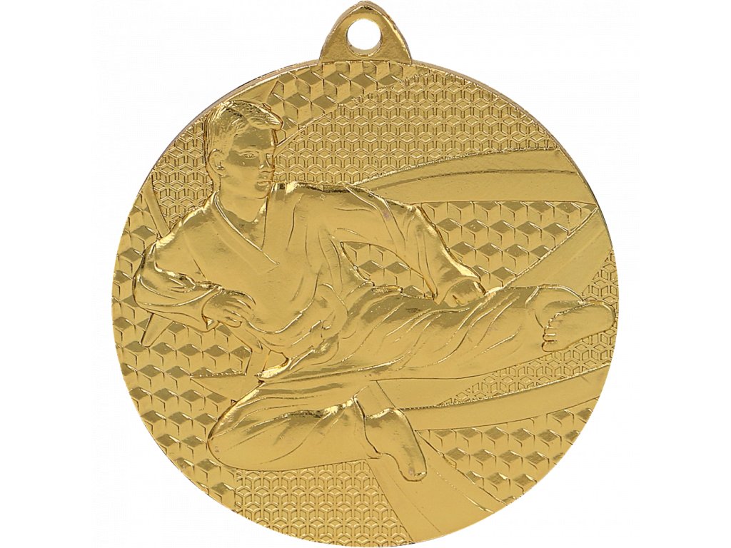 Designová kovová medaile | Karate