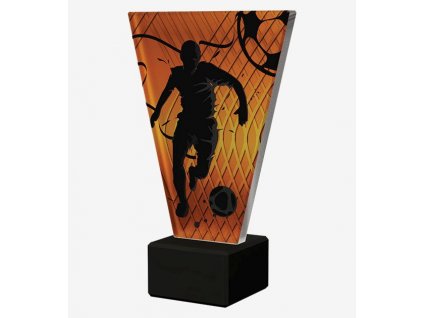 Designová skleněná trofej | Fotbal