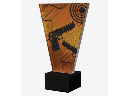 Designový skleněná trofej | Střelba