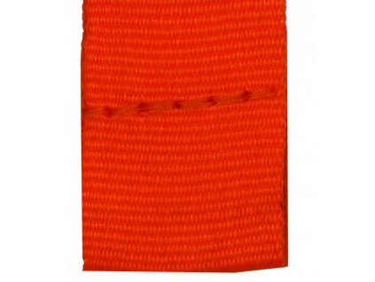 Barevná stuha bez karabinky 20 mm | Oranžová