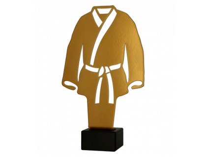 Zlatá kovová trofej | Karate