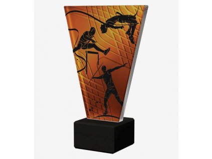 Designová skleněná trofej | Atletika