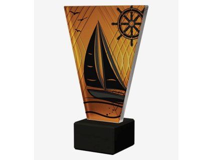 Designová skleněná trofej | Jachting