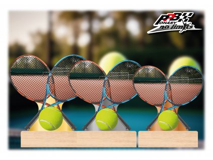 VIZUÁL TENIS DŘEVO SADA