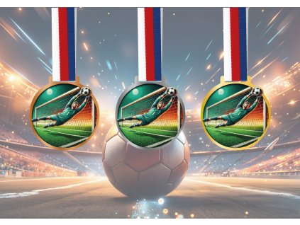 Fotball brankář se stuhou