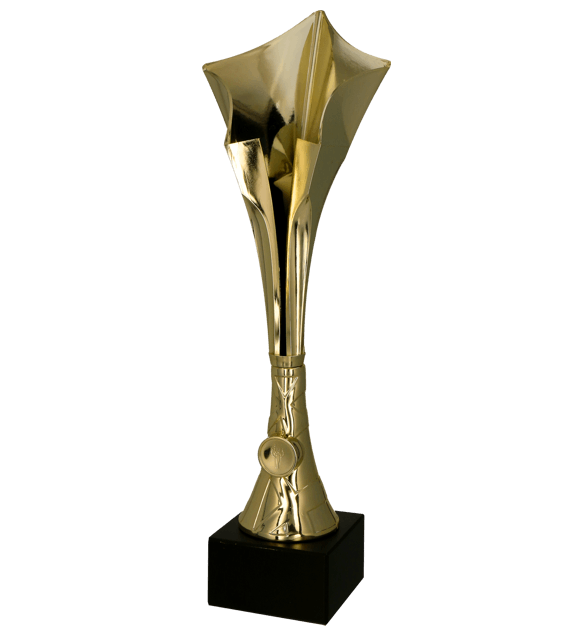 Plastová trofej | Zlatá Výška: 36,5 cm