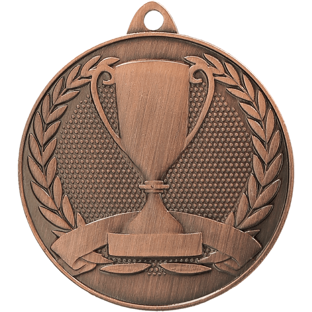 Designová kovová medaile | Pohár Barva: Bronz, Průměr: 5 cm