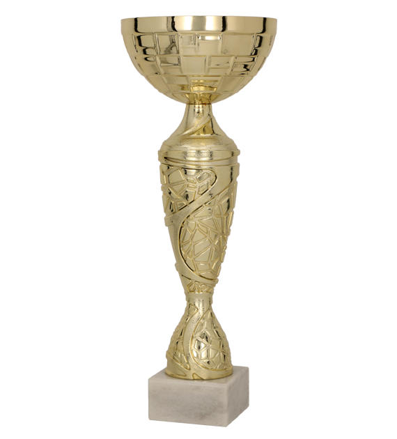 Kovový pohár | Zlatý Výška: 41 cm, Průměr: 16 cm