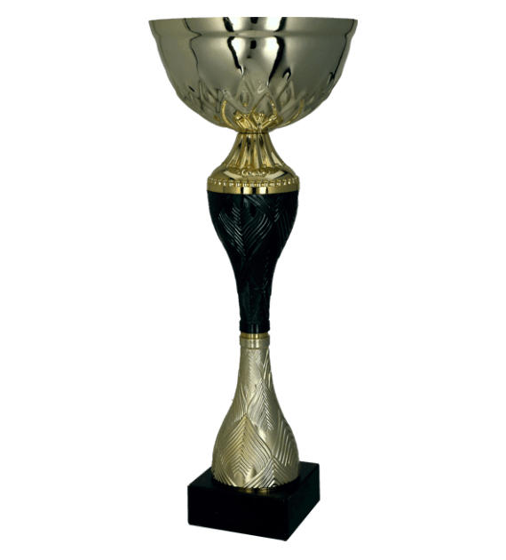 Kovový pohár | Zlato-černý Výška: 23 cm, Průměr: 8 cm¨