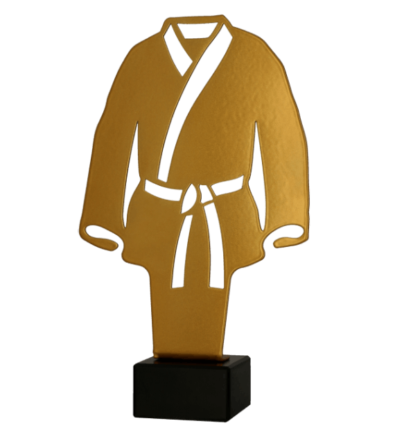 Zlatá kovová trofej | Karate Výška: 21 cm