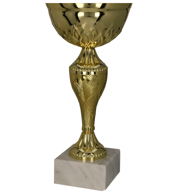Kovový pohár | Zlatý Výška: 23,5 cm, Průměr: 10 cm