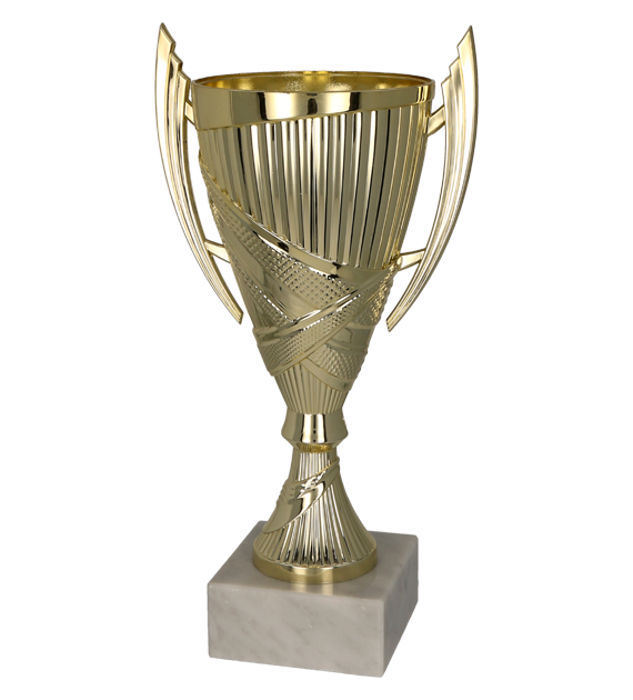 Plastový pohár | Zlatá Výška: 31,5 cm, Průměr: 12 cm