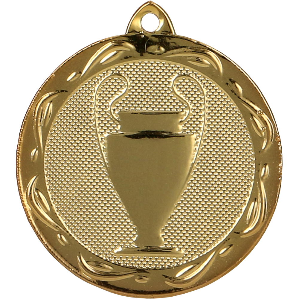 Designová kovová medaile | Trofej Barva: Zlatá, Průměr: 3,2 cm