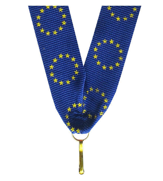 Barevná stuha s karabinkou 22 mm | Evropská unie