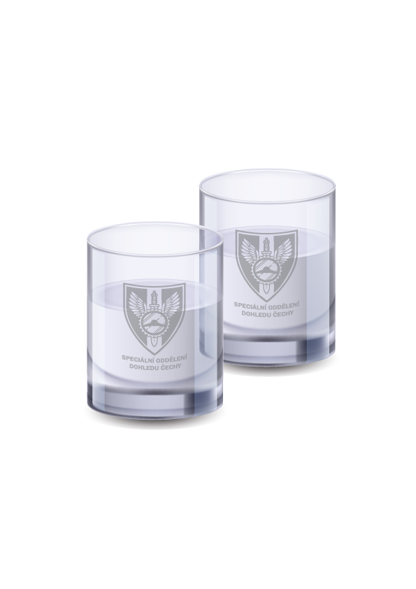Sklenice na whisky | Vlastní design Jednoduchý text: 0 Kč, Počet kusů: 10 ks a více