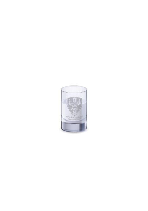 Sklenice na destilát 40 ml | Vlastní design Jednoduchý text: 0 Kč, Počet kusů: 10 ks a více