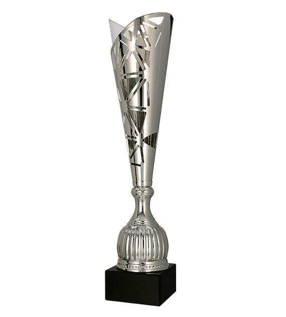 Kovová trofej | Stříbrný Výška: 44 cm