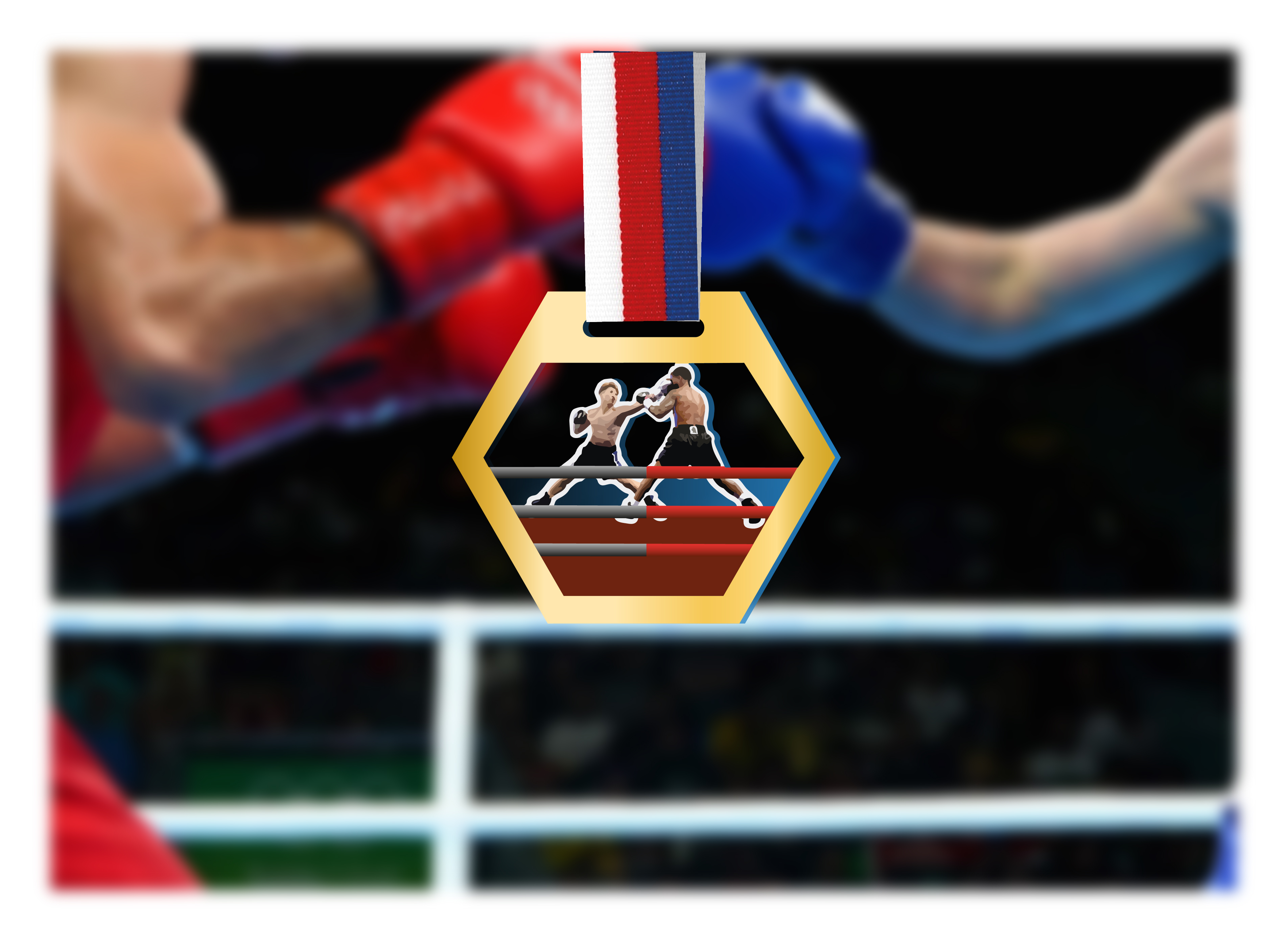 Akrylátová medaile | Box Barva: Bronzová