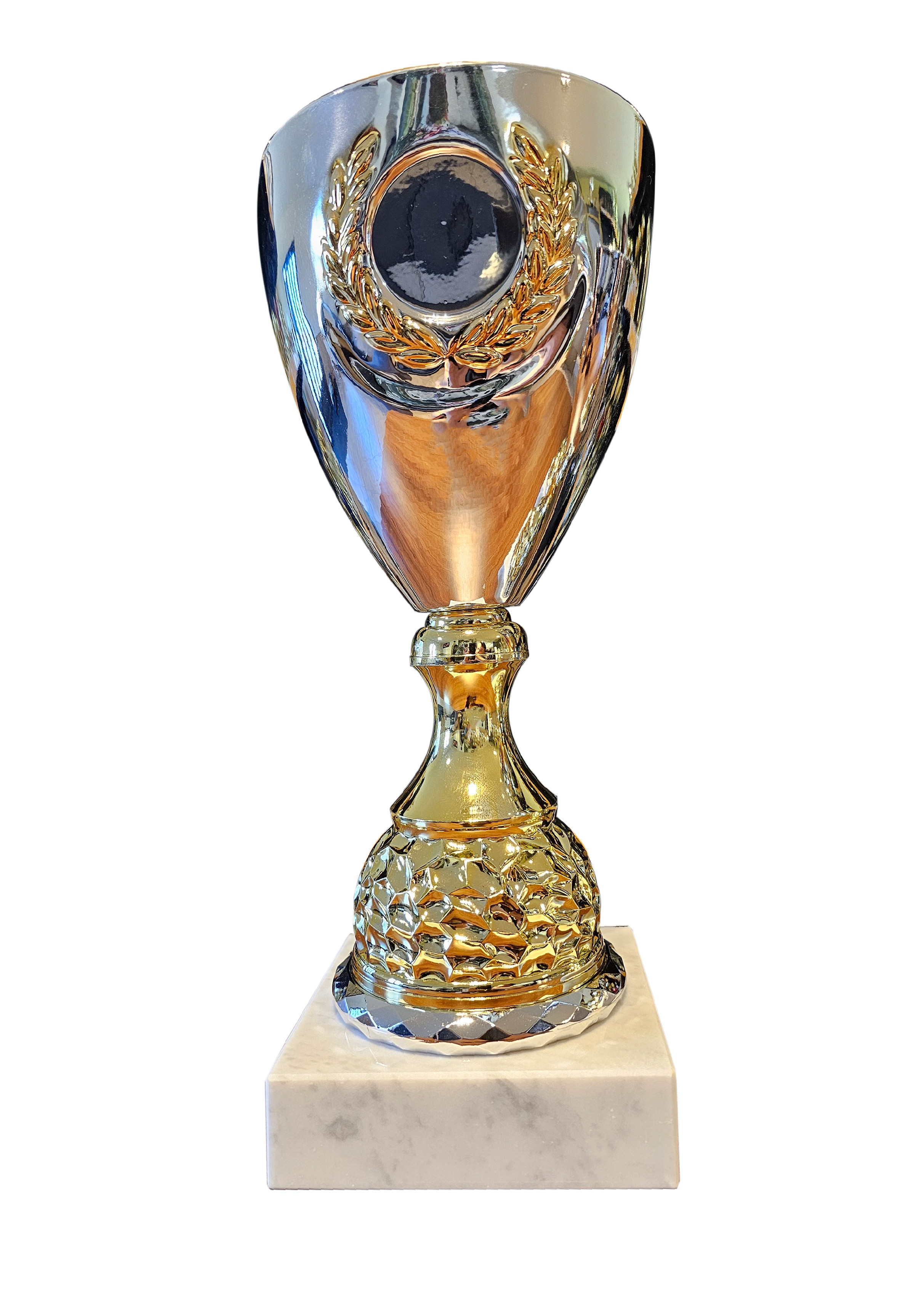 Kovový pohár | Zlatý Výška: 30 cm