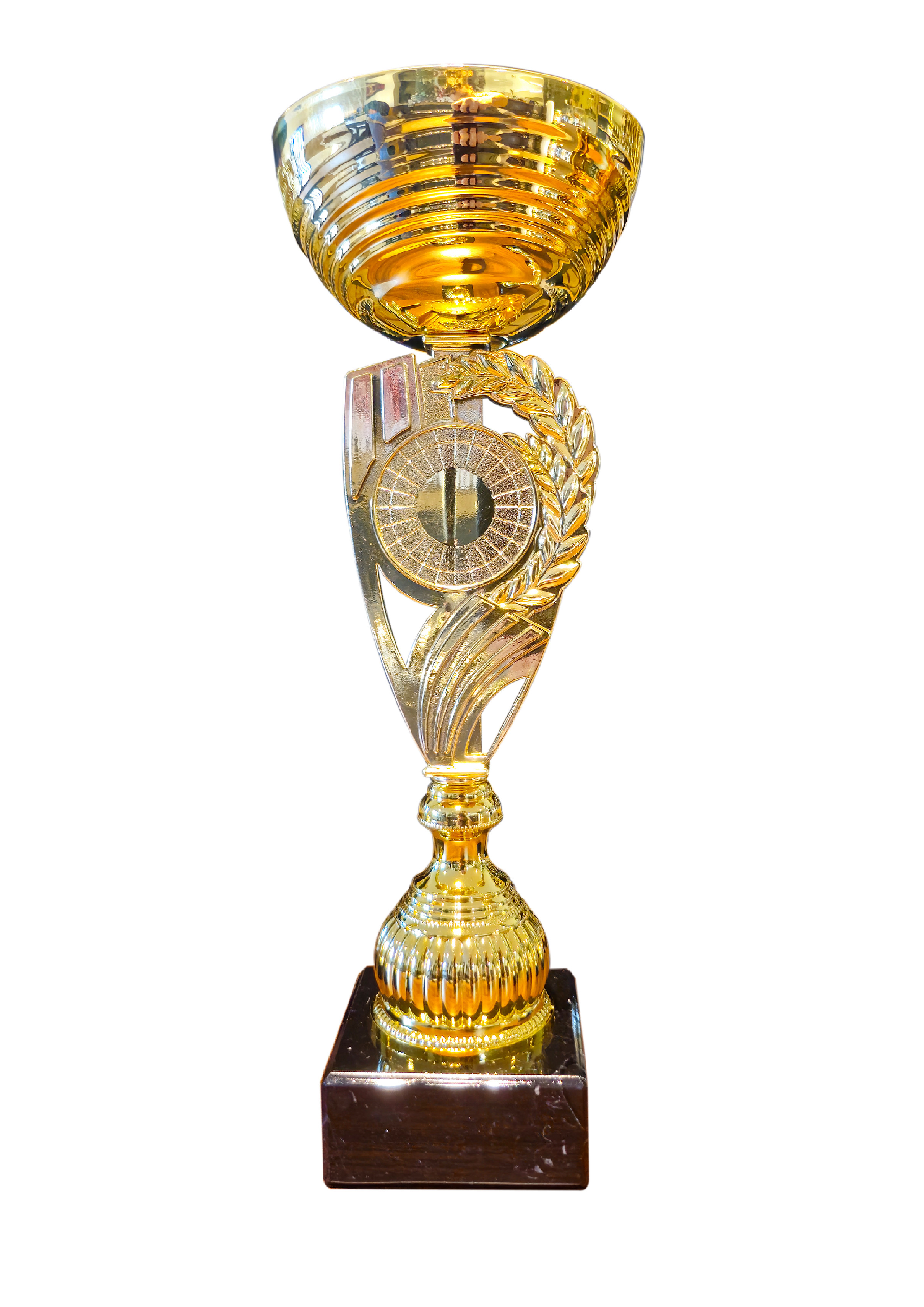 Kovový pohár | Zlatý Výška: 32,3 cm