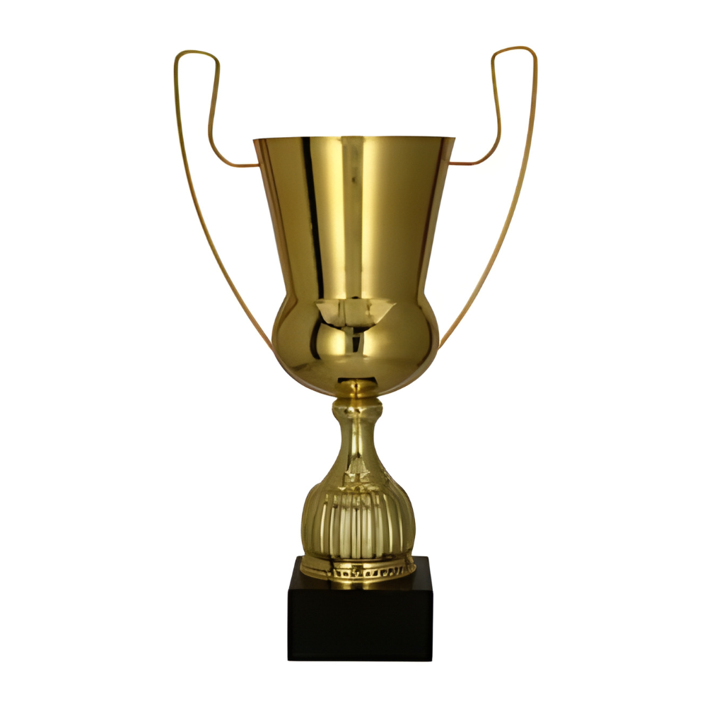 Kovový pohár | Zlatý Výška: 48 cm, Průměr: 16 cm