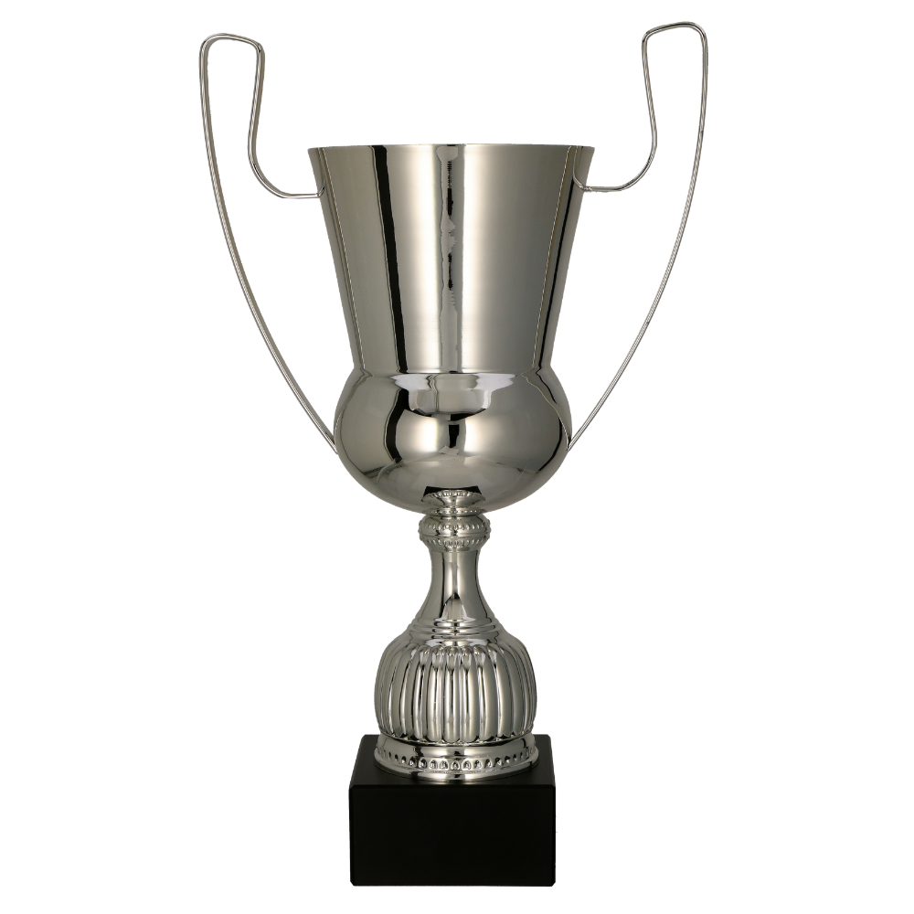 Kovový pohár | Stříbrný Výška: 48 cm, Průměr: 16 cm