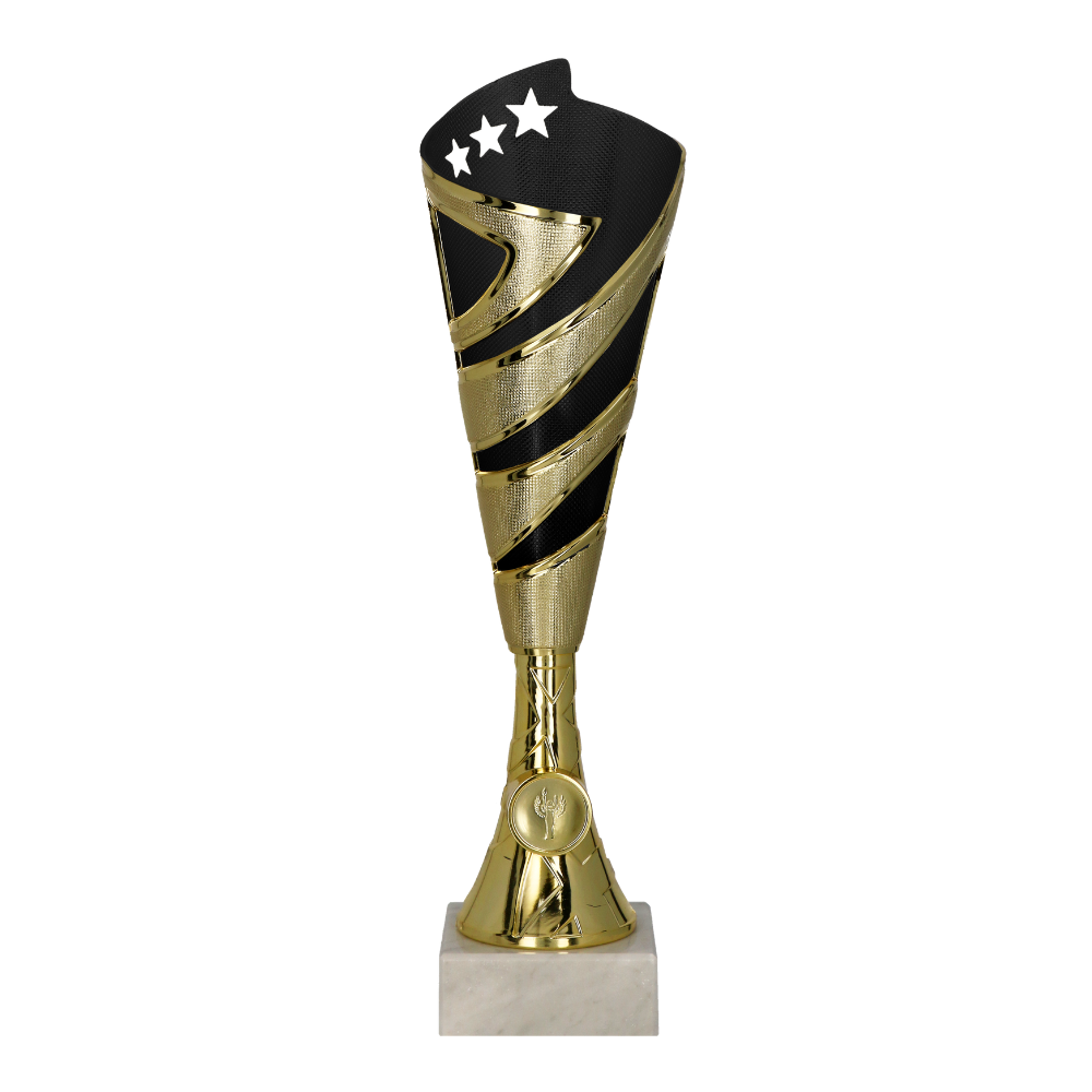 Plastová trofej | Zlato-černá Výška: 32,5 cm