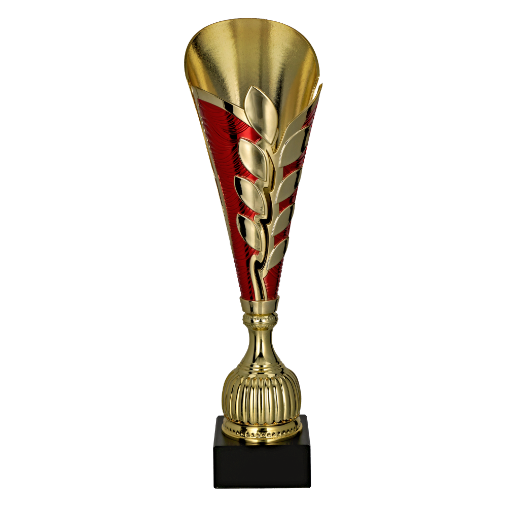 Plastový pohár | Zlato-červený Výška: 38,5 cm