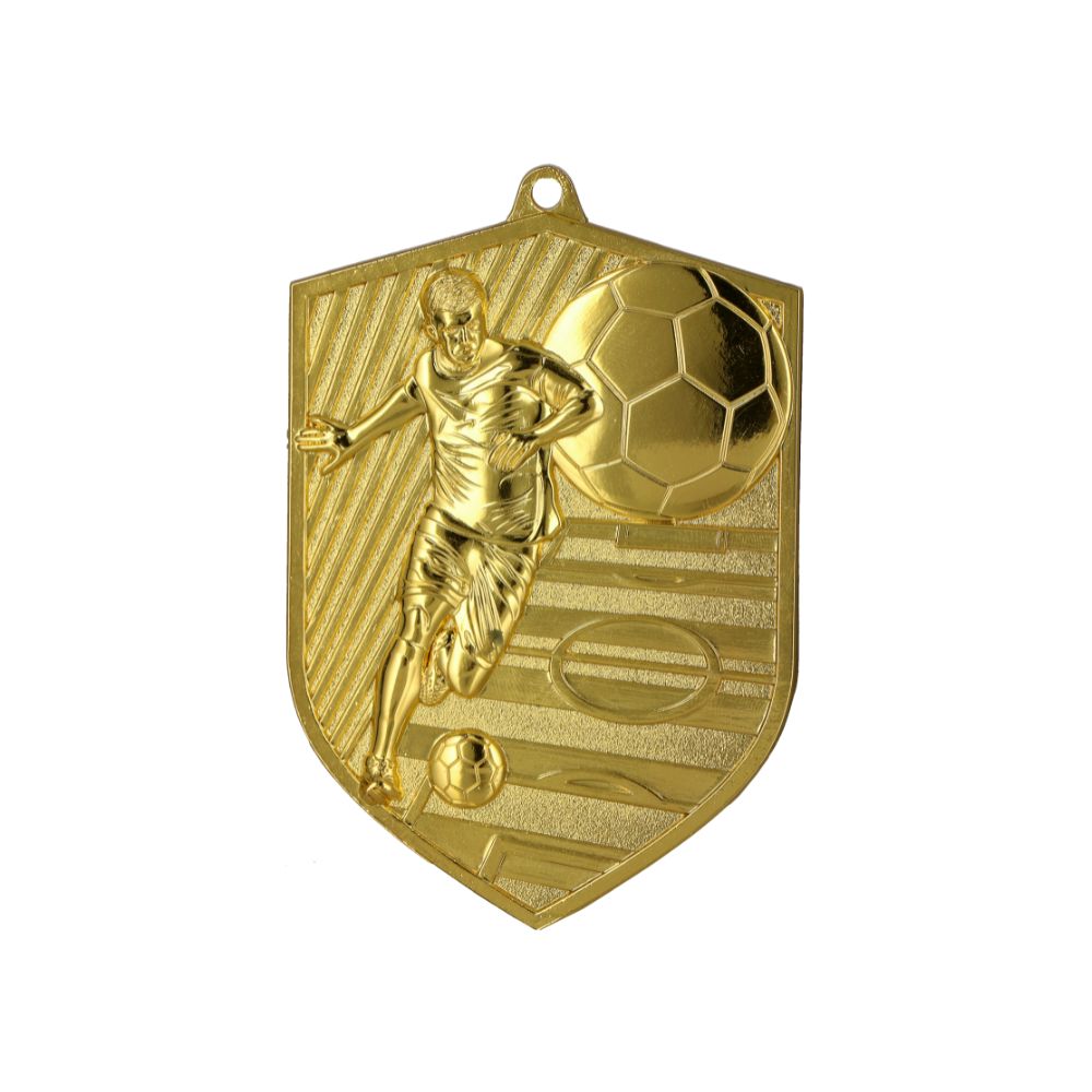 Designová kovová medaile | Fotbal Velikost: 8x6 cm