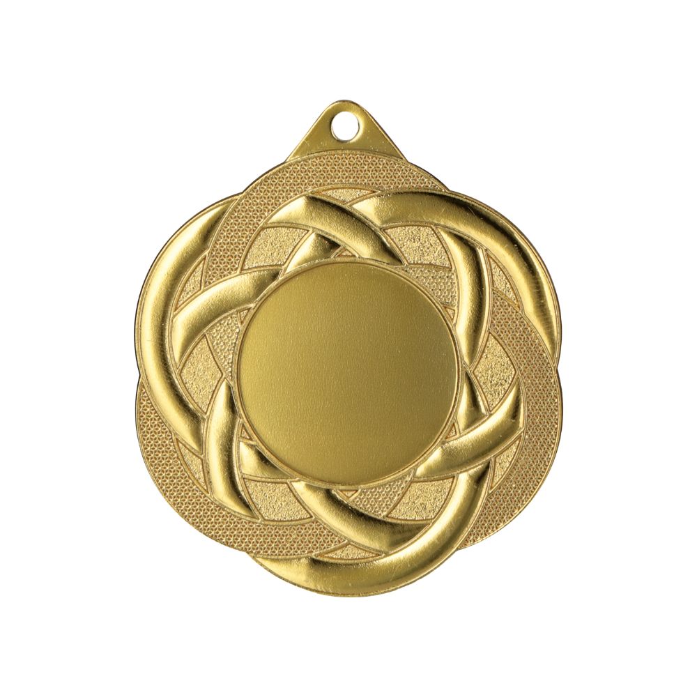Designová kovová medaile | Zlatá Průměr: 5 cm
