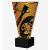 Designová skleněná trofej | Malování